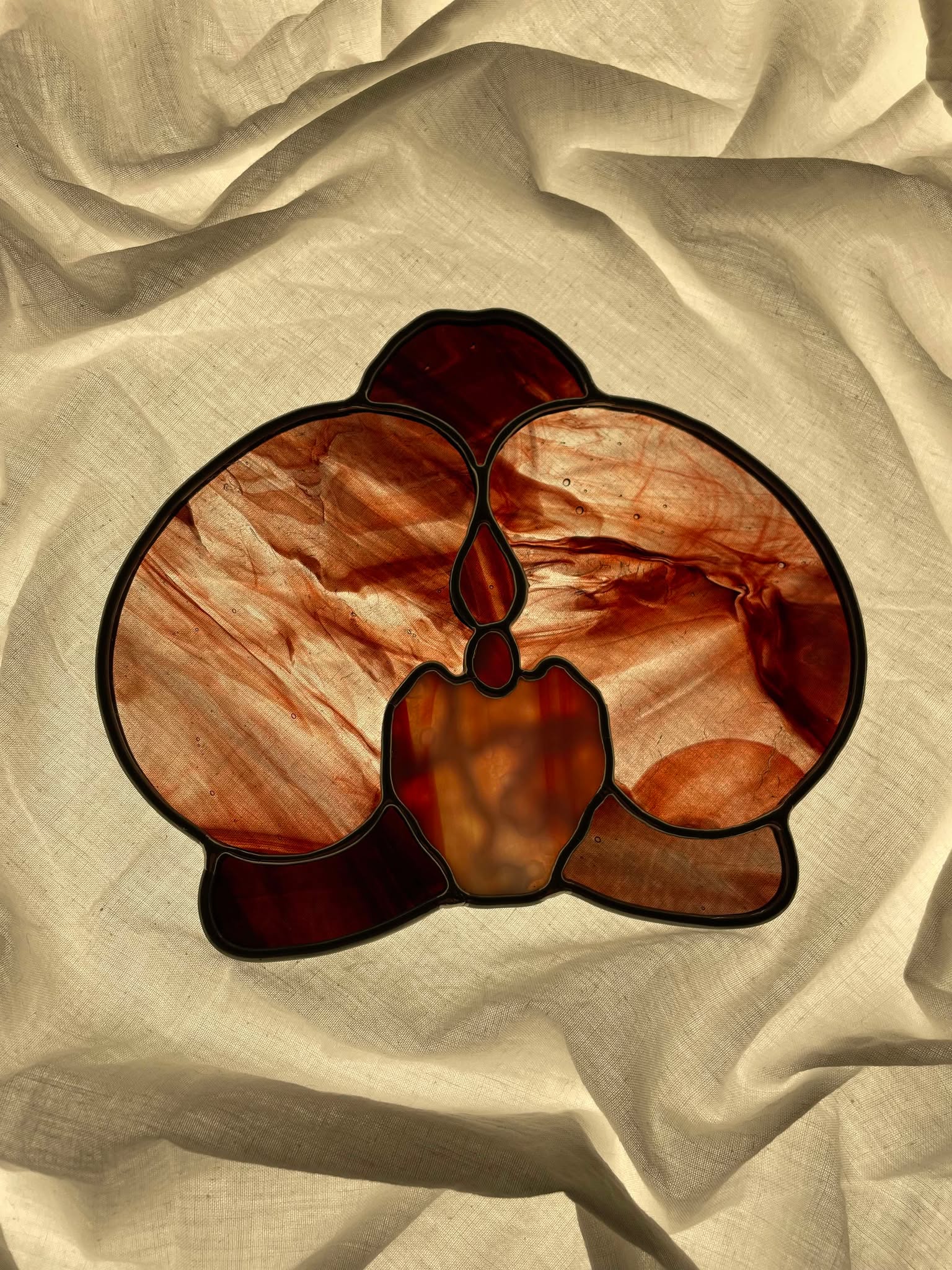 Orchidée rouge